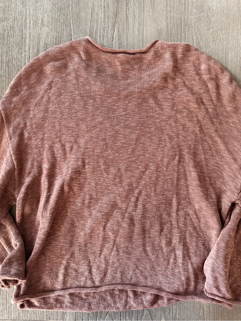 Promesa Made You Smile Knit Crewneck Sweater Loose Fit Size M - Picture 5 of 8